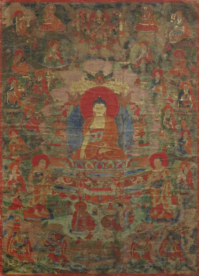 <?php echo Thankga of Shakyamuni Buddha?>