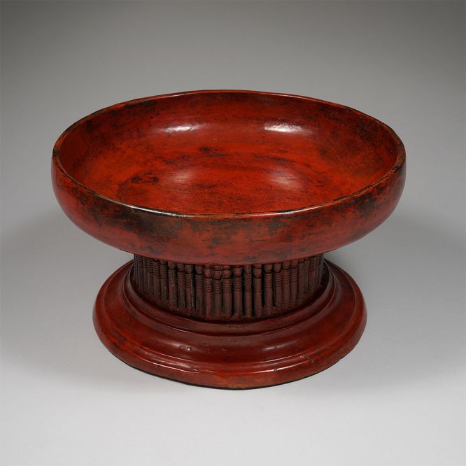 Large Red Offering Tray