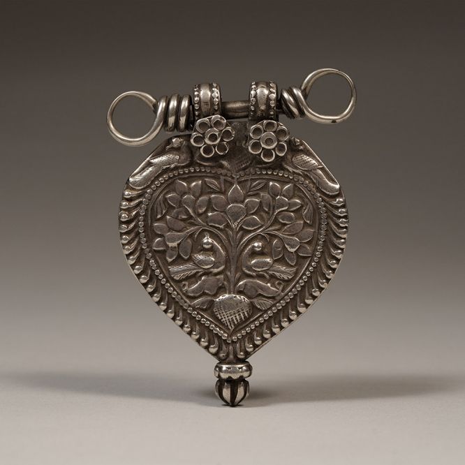 Heart-shaped Amulet, India