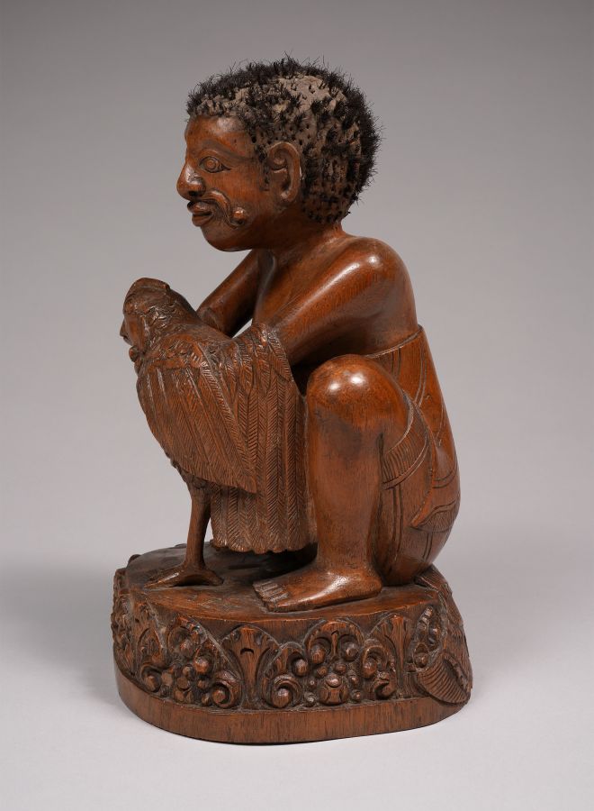 <?php echo Man with His Prized Rooster?>