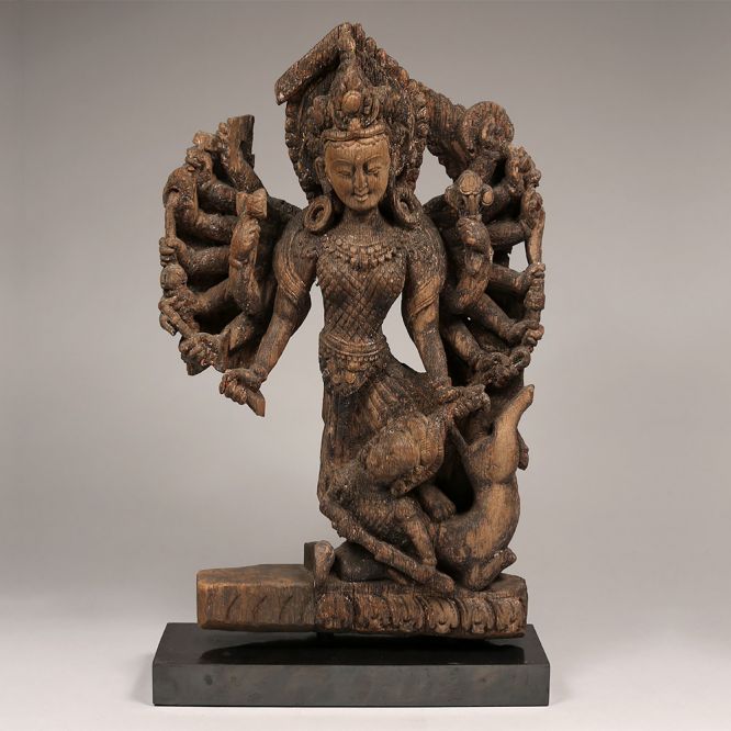 Durga Slaying Buffalo Demon